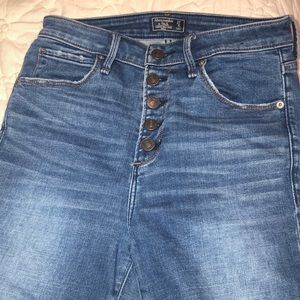 High rise a&f jeans